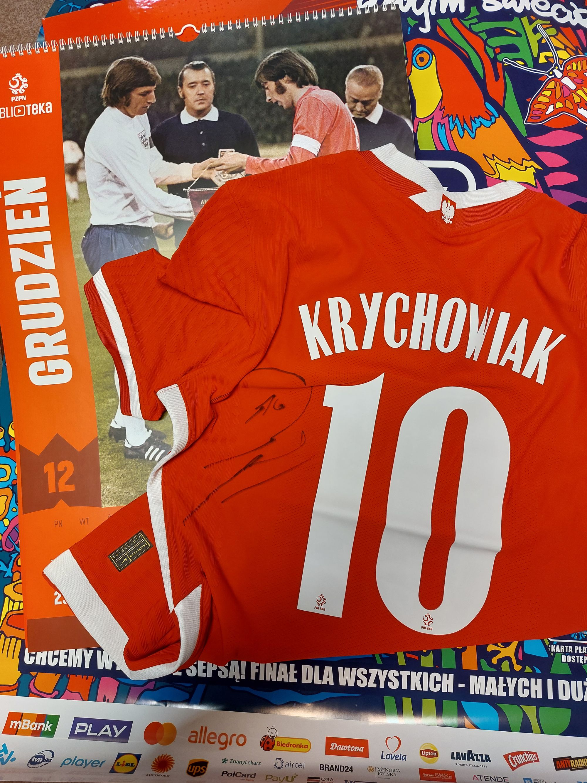 Koszulka Grzegorza Krychowiaka z autografem